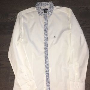 Bar III Slim Fit stretch button down shirt